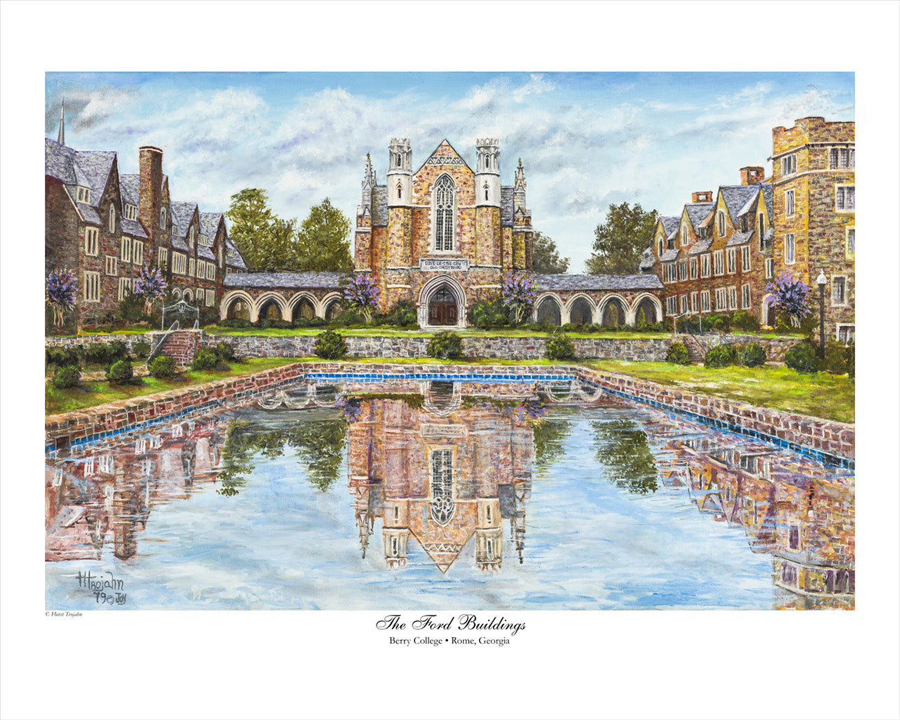 "The Ford Buildings at Berry College" Print