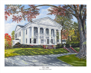 "Oak Hill at Berry College" Print