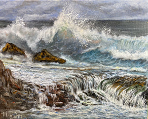 "Ocean Roar" 16 x 20 Original Oil