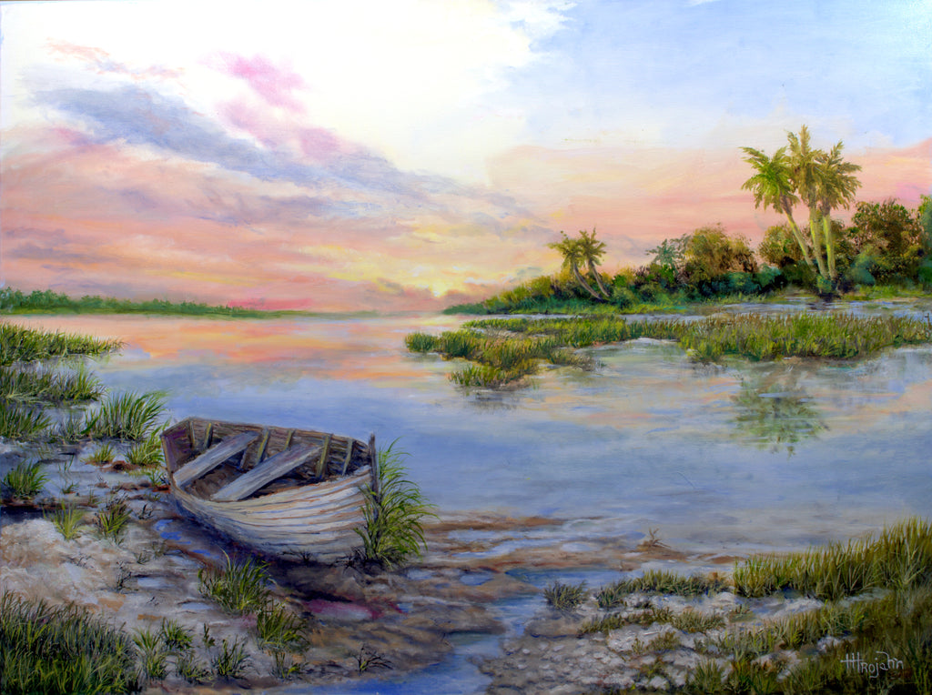 "Peace, Be Still" 30 x 40 Original Oil Is SOLD, Prints available