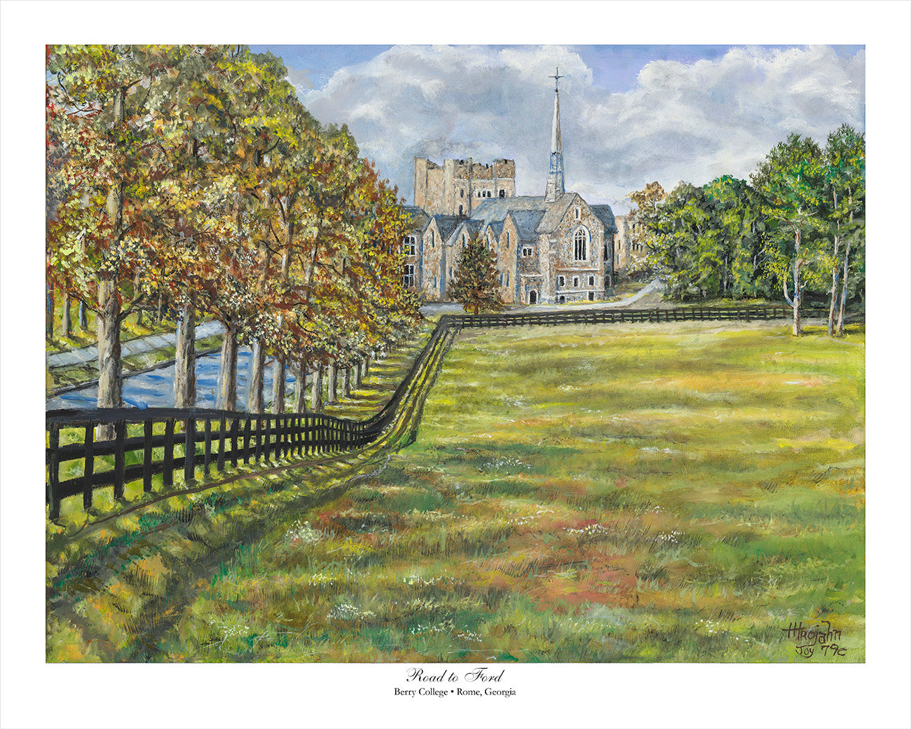 "Road to Ford at Berry College" Print
